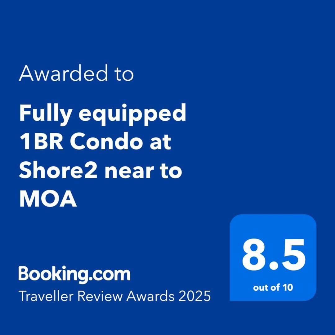 Fully Equipped 1Br Condo At Shore2 Near To Moa 마닐라 외부 사진